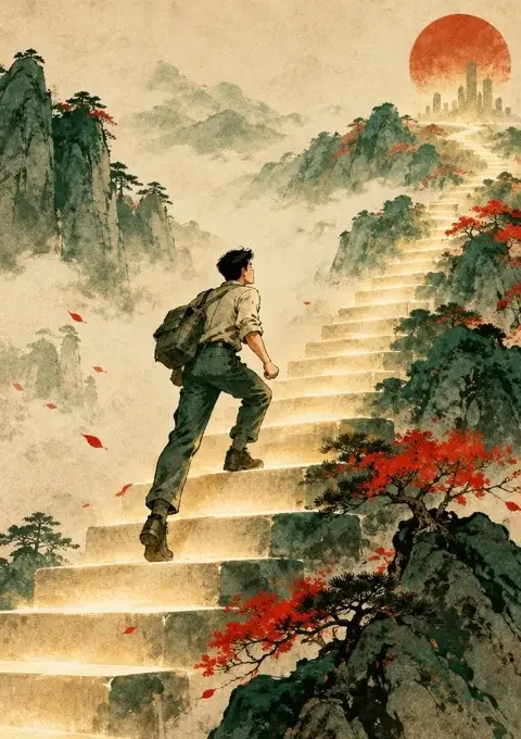 打工魂燃起来 短剧封面，逆袭热血题材